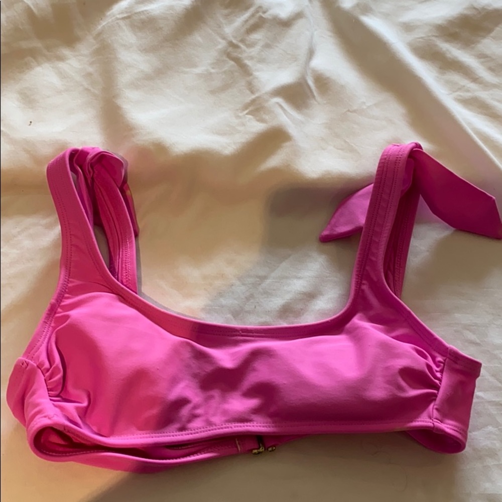 pink bikini top